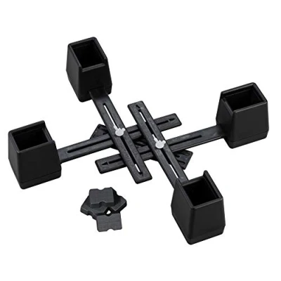 Image of Aidapt Adjustable Height Linked Chair Raiser For Use with Legs