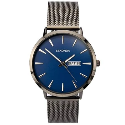 Image of SEKONDA Mens Analogue Classic Quartz Watch with Stainless Steel Strap 1728