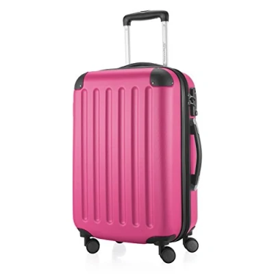 Image of HAUPTSTADTKOFFER SPREE Hartschalen Koffer Trolley Rollkoffer Reisekoffer, TSA, Hand Luggage, 65 cm, 82 liters, Pink (Magenta)