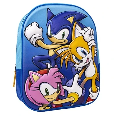 Image of CERDÁ LIFE&#039;S LITTLE MOMENTS Unisex Kid&#039;s Sonic School Bag Backpack, Multicolor, Standard