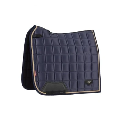 Image of LeMieux Loire Classic Dressage Square Saddlepad (Dusk Blue, Small / Medium)