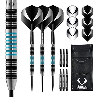 Image of DESIGNA DARTS Corner Marine Steel Tip Dart Set 80% Tungsten Barrel, M6, 21g (D0684)
