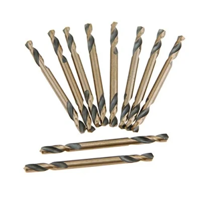 Image of 10pcs 3.2mm Drill Bit HSS Double Ended Spiral Bits Twist Tools Set