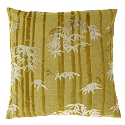 Image of Paoletti Anji Cushion Cover, Gold, 50 x 50cm