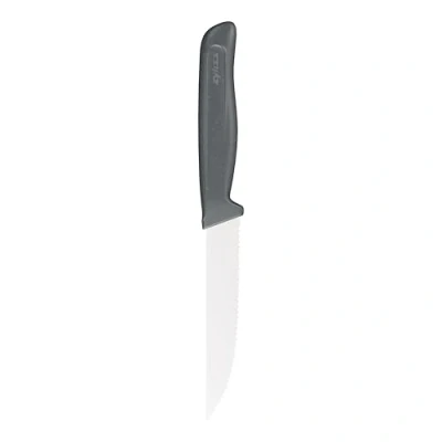 Image of Zyliss Steak Knife, 11cm/4.3in Serrated German Stainless Steel Blade with Sustainable Wheat Straw Non Slip Handle Professional Kitchen Knife/Vegetable Knife/Pizza Dishwasher Safe