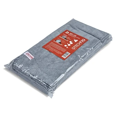 Image of Gtechniq MF1 ZeroR Microfibre Cloth for Cars, Soft Car Cleaning with Ultra Split Fibres, Machine Washable, 40 x 40cm 300GSM, Accessories Detailing Kit Pack of 10