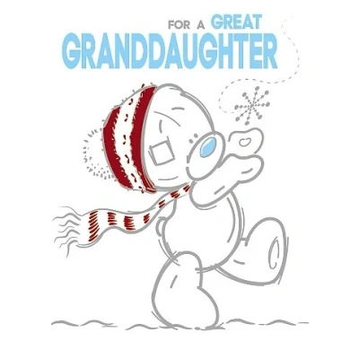 Image of Great Granddaughter Me to You Bear Christmas Card