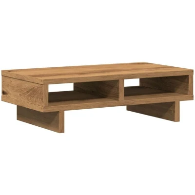 Image of vidaXL Monitor Stand Artisian Oak 50x27x15 cm Engineered Wood