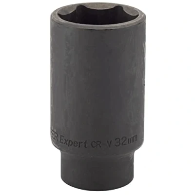Image of Draper Deep Impact Socket, 1/2&quot; Sq. Dr., 32mm