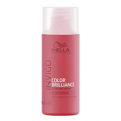 Image of Wella professionals Invigo brilliance shampoo fine to normal hair 50 milliliter