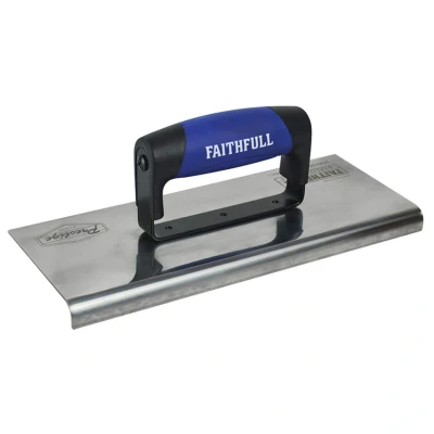 Image of Faithfull FAIPTEDG10SS Prestige Stainless Steel 10 Inch Concrete Edging Trowel 250 x 100mm (10 4in)
