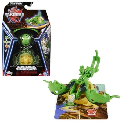 Image of BAKUGAN, Special Attack Ventri, Spinning Collectible, Customisable Action Figure and Trading Cards, Kids’ Toys for Boys Girls 6 up