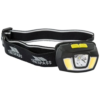 Image of Trespass Head Torch 250LM Focused &amp; Wide Beam Blackout