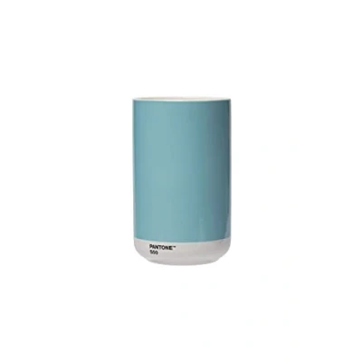 Image of PANTONE Porcelain Vase with Gift Box, Jar, Decorative Flower Vase, 1 Litre, Light Blue 550