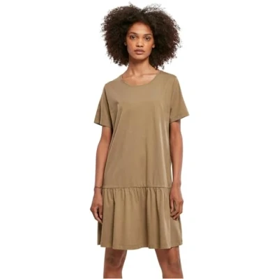 Image of Urban Classics Valance Jersey dress, Women&#039;s, Size: XL, Khaki