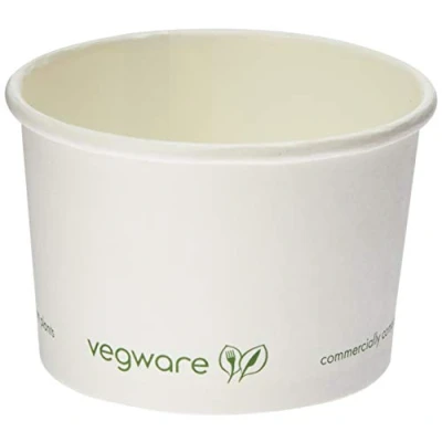Image of Vegware Compostable Hot Food Pots 110ml / 4oz (Pack of 1000)