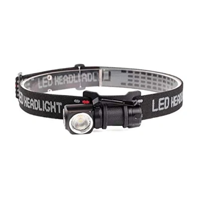 Image of PNI Adventure F75 front lantern with 6W, 600 lm LED, aluminum, battery and USB magnetic charger
