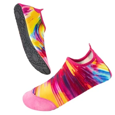 Image of Water Shoes Beach Mens Womens Lightweight Barefoot Aqua Quick Dry Breathable Surf Diving Swim Shoes, Pink, 40 41
