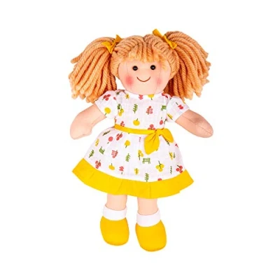 Image of Bigjigs Toys Zoe Doll SMALL Ragdoll Cuddly Toy