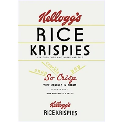 Image of Vintage Kellogg&#039;s Rice Krispies Tea Towel