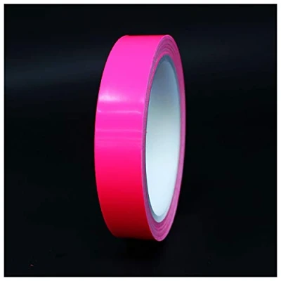 Image of 10 Metre Shiny Decorative Strips for Car, Motorcycle, Boat, Model Making, Silver Chrome, Finest Folia Strips, Side Stripes (Neon Pink, mm Width)