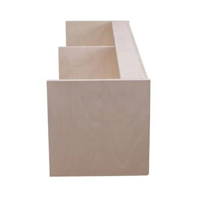 Image of Campervan Overhead Cabinet 120cm x 35cm 2 Door Top Locker Central Divider Camper Van Furniture Storage Lightweight Solid Birch Plywood Unpainted Soft Close Hinges Push Button Locks Fixing Kit