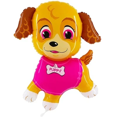 Image of Toyland® 99cm (39&quot;) Puppy Dog Shaped Foil Balloon Children&#039;s Party Decorations