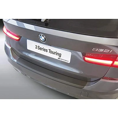 Image of ABS Rear bumper protector compatible with BMW 3 Series G21 Touring &#039;M Sport&#039; 2019 Black