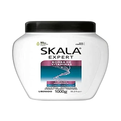 Image of Strengthens &amp; Revitalizes Hair Keratin Vitamin Bomb Conditioner Skala 1000ml Infused Formula