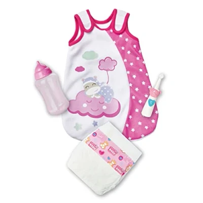 Image of Simba 105400001 Laura Gute Nacht Babyzubehör Baby Accessories, Pink, 38 cm