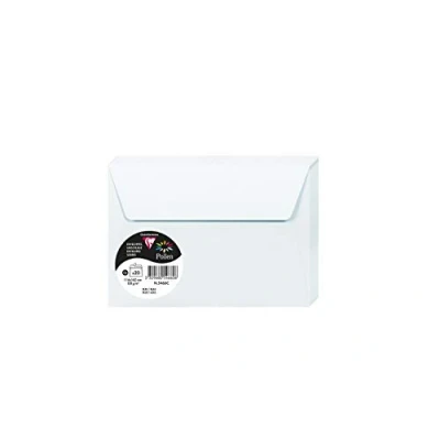 Image of Clairefontaine Ref 5466C Pollen Adhesive Envelopes (Pack of 20) C6 Sized, 120gsm Paper, Printer Compatible, Acid Free, Strip for Easy Seal Blue