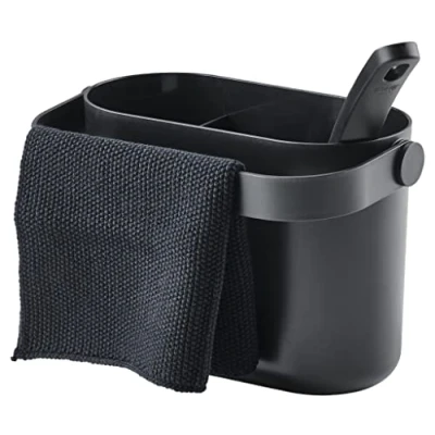 Image of ZONE DENMARK Circular Crockery Set, 22 x 12.5 14.8 cm, Black
