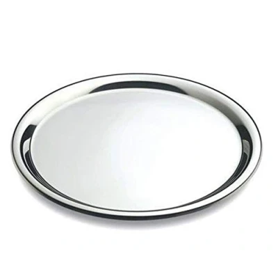 Image of DEL Stainless Steel Serving Tray Circular Dish/Platter Ø 40 cm