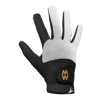 Image of 1 Pair Black / White Macwet Short Mesh Sports Gloves Unisex 7