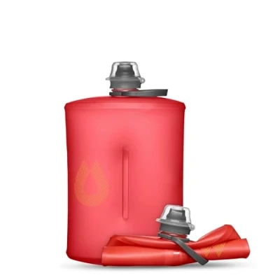 Image of HydraPak Stow Unisex Adult Bottle, Red, 32 Oz (1 Liter)