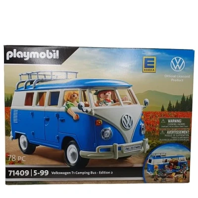 Image of PLAYMOBIL Volkswagen 71409 T1 Camping Bus Edeka Edition 2, for Children from 5 Years