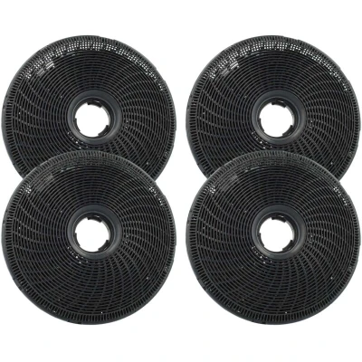 Image of Vhbw 4x Activated Carbon Filter compatible with Best Folgarida Anthracite 60, 90, Expò std White 60 Extractor Hood