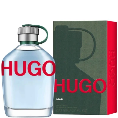 Image of HUGO Man Eau de Toilette, Men&#039;s Perfume, Notes of Crispy Green Apple and Fir Balsam, Aromatic Fragrance, Medium Longevity, 200ml