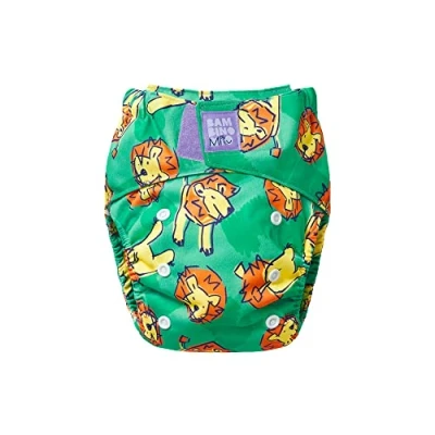 Image of Bambino Mio, Revolutionary Reusable Nappy Sustainable, Washable, Chemical Free Eco from Newborn to Toddler (Roar)