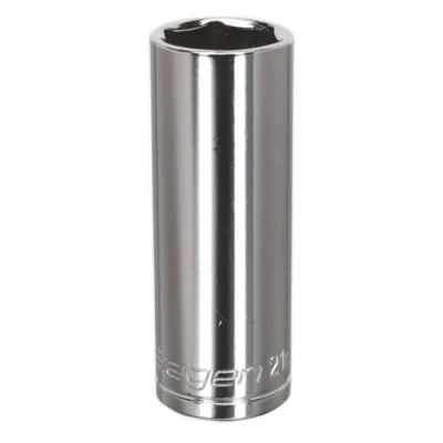 Image of Sealey S0676 21mm 1/2&quot;Sq Drive Deep WallDrive® Socket