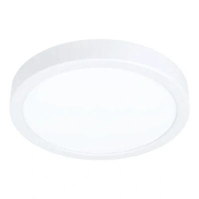 Image of Eglo LED Ceiling Light Fitting Fueva 5, Ø 21 cm, Round lamp with Motion Sensor, Flush Fixture, Metal and Plastic in White, Warm White Lighting