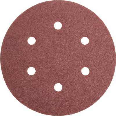 Image of 10x York 150mm Hook n Loop Sanding Discs, 6 Hole P80 (PK1)