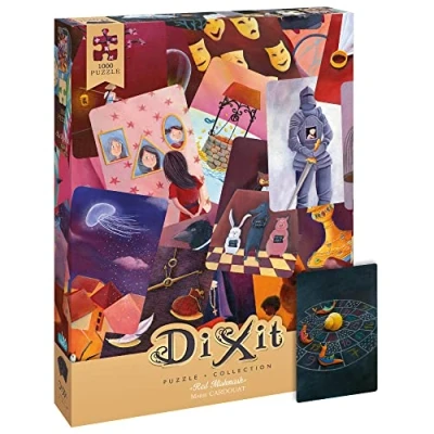 Image of Libellud LIBDIXPUZ1002 Asmodee Dixit: Red Mishmash Pieces, 48 x 68 cm, Multi Coloured, Puzzles 1000 pezzi