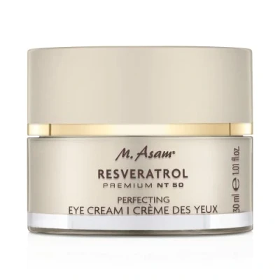 Image of M. Asam Resveratrol Premium NT50 Perfecting Eye Cream (30 ml) Anti Ageing with &amp; Hyaluronic Smooths Wrinkles, Firming Care