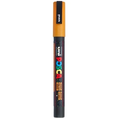 Image of uni ball PX197954000 POSCA FINE Point 3M GLTR, Glitter Orange, One Size