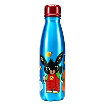 Image of Bing 600ml Aluminium Water Bottle for Kids Childrens Back to School Drinks BPA Free