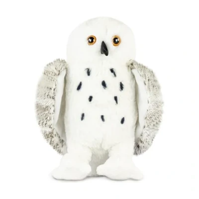 Image of GOGOPO Wizard Snowy Owl Stuffed Animal Plush Toy Fluffy Soft Gifts for Kids 20cm