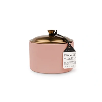 Image of Paddywax Candles HY0505 Hygge Collection Scented Candle, 5 Ounce, Rosewood + Patchouli