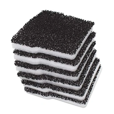 Image of LTWHOME Replacement Carbon and Wool Filter Pads Set Fit for Blagdon Mini Pond 4500L/6000L (Pack of 6 sets)