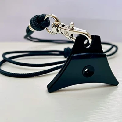 Image of Logan A1 Sheepdog whistle &amp; sailing rope lanyard (Black)